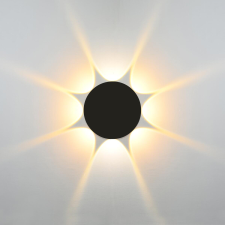 ITALUX Modern Kültéri fali lámpa Macba Fekete ITXOWL-6031-8-4K kültéri világítás