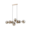 ITALUX Molite  arany függesztett lámpa (IT-PND-1098-8-GD) E14 8 izzós IP20