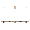 ITALUX Remdal arany függesztett lámpa (IT-PND-16374-5-COP-GD-4K) LED 1 izzós IP20