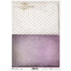 ITD Collection Rizspapír A4 - Levendula pöttyös
