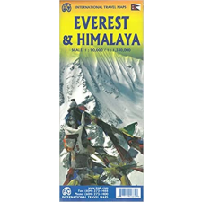 ITMB Everest túra térkép, Himalaya térkép ITMB 1:90e, 1:1330e térkép