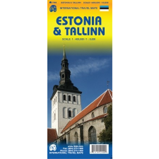 ITMB Publishing Észtország és Tallinn térkép - ITM térkép