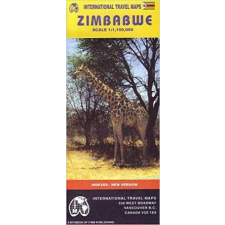 ITMB Publishing Zimbabwe térkép ITM 1:1 250 000 térkép