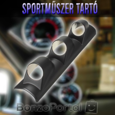 Ívelt 3 rekeszes sportműszer-tartó autóba autó tuning