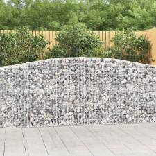  Íves horganyzott vas gabion kosár 400x50x100/120 cm kerti tárolás