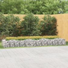  Íves horganyzott vas gabion magaságyás 400x100x50 cm kerti tárolás