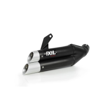 IXIL Dual Hyperlow L3XB Csendesítő Rozsdamentes Acél Fekete / Alumínium - Suzuki SV650S egyéb motorkerékpár alkatrész