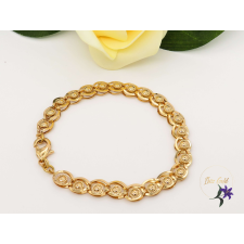  Izabella gold filled karkötő pávaszemes mintával-18K karkötő