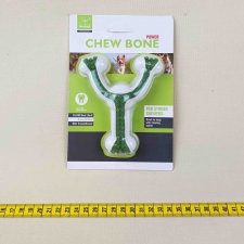  ÍZESÍTETT HÁROMÁGÚ GUMI RÁGÓCSONT - KICSI játék kutyáknak