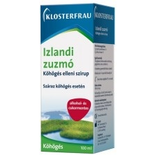 Izlandi zuzmó Köhögés elleni szirup 100 ml vitamin és táplálékkiegészítő