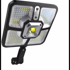 Izoxis 22736 Solar street light 220 LED COB, IP65, 8 W, black (00022736) kültéri világítás