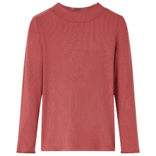  Izzó piros hosszú ujjú gyerekpóló félgarbós nyakkal 92 gyerek póló