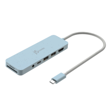 j5create JCD373EC-N hálózati csatlakozó USB C-típus 5000 Mbit/s Cián (JCD373EC-N) laptop kellék