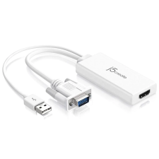 j5create JDA214-N VGA apa - HDMI anya Adapter kábel és adapter