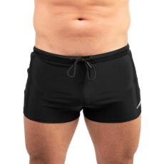 J.PRESS férfi megkötős úszó boxer úszósort - Black