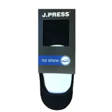 J.PRESS Férfi no show zokni - Black