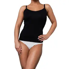 J.PRESS J. Press Bambusz Alapanyagú Szegőpántos Top - Black