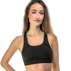 J.PRESS Sportmelltartó Légáteresztő Seamless - Black