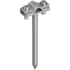 J. Pröpster GmbH J.Pröpster 110276 vezetéktartó Rd 8-10mm/ 100mm V2A