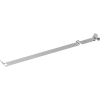 J. Pröpster GmbH J.Pröpster 111267g csőbilincs bordával M6 csavarral és átmenő menettel (anya nélkül) 120mm Alu