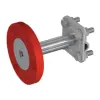 J. Pröpster GmbH J.Pröpster 112025 Földelés fixpont keresztkapoccsal 50mm műanyag gyűrű M12 V4A