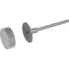 J. Pröpster GmbH J.Pröpster 112151 Földelés fixpont 80mm, Rd 20mm/12mm csatlakozó kapoccsal M10/M12 habszivaccsal V4A