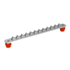 J. Pröpster GmbH J.Pröpster 910012 EPH Potenciálkiegyenlítő sín 430/40x5mm, 12 csatlakozó hely, V2A