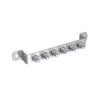 J. Pröpster GmbH J.Pröpster 910307 Földelő sín 255/30x3,5mm, 6 csatlakozó hely, V2A