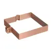 J. Pröpster GmbH J.Pröpster 913611 négyszögbilincs bordával 100x100 Cu