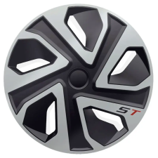  J-Tec ST 15" Ezüst/Fekete Dísztárcsa Garnitúra (4 db) dísztárcsa
