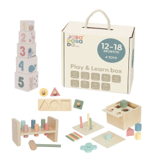 Jabadabado Montessori fejlesztő játékcsomag 12-18 hónapos babáknak Jabadabado készségfejlesztő