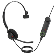 JABRA Engage 50 II UC Mono USB C/A Headset + Control Unit Black fülhallgató, fejhallgató tok
