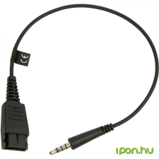JABRA Quick Disconnect Jack Átalakító Fekete 50cm 8800-00-99 kábel és adapter