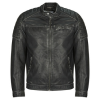 Jack & Jones Bőrkabátok  JJEROCKY Fekete EU L