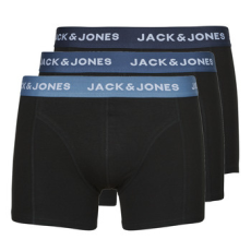 Jack & Jones Boxerek JACSOLID TRUNKS 3 PACK OP Fekete EU L