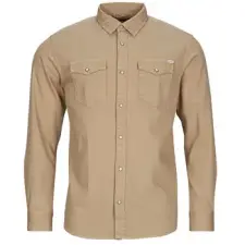 Jack &amp; Jones Hosszú ujjú ingek JJESHERIDAN SHIRT L/S Bézs EU XL férfi ing