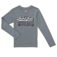 Jack & Jones Hosszú ujjú pólók JJELOGO TEE LS Szürke 15 Jahre