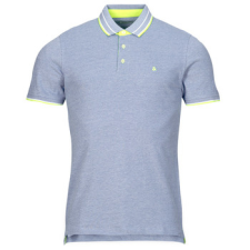 Jack & Jones Rövid ujjú galléros pólók JJEPAULOS POLO SS Kék EU M férfi póló