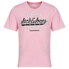 Jack & Jones Rövid ujjú pólók JJELOGO Rózsaszín EU XL