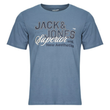 Jack &amp; Jones Rövid ujjú pólók JJELOGO TEE SS Kék EU M férfi póló