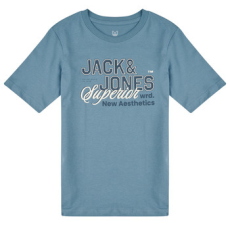 Jack & Jones Rövid ujjú pólók JJELOGO TEE SS O-NECK Kék 13 Jahre