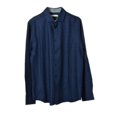 Jack Jack &amp; Jones kék mintás, slim férfi ing – L férfi ing