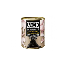 Jack kutya konzerv 3/4 csirke 800g kutyaeledel