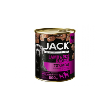Jack kutya konzerv ragu bárány-rizs 800g kutyaeledel