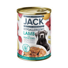 Jack Super Premium hipoallergén pástétom - bárányhús burgonyával 400 g kutyaeledel