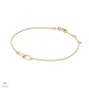 Jackie Gold Dupla láncszem arany karlánc - JKB24.462