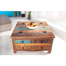 Jacktar Stílusos dohányzóasztal Jacktar 70 cm újrahasznosított fa bútor