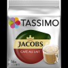 Jacobs Douwe Egberts Jacobs Tassimo Café Au Lait Classico kávékapszula 16db (Tassimo Café Au Lait Classico)