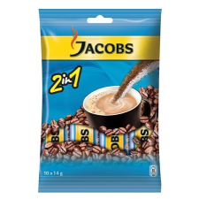 JACOBS Instant kávé stick, 10x14 g,  "2in1" kávé