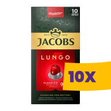 JACOBS Lungo Classico Nespresso kompatibilis kávékapszula 10db (Karton - 10 csomag) kávé